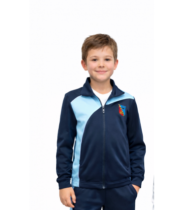 Cazadora de chándal bordada Juan de la Cierva